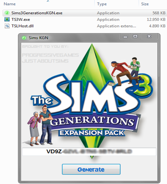 sims 3 generations origin code